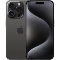 Apple iPhone 15 Pro (256 GB, Black Titanium, 6.10", SIM + eSIM, 48 Mpx, 5G)
