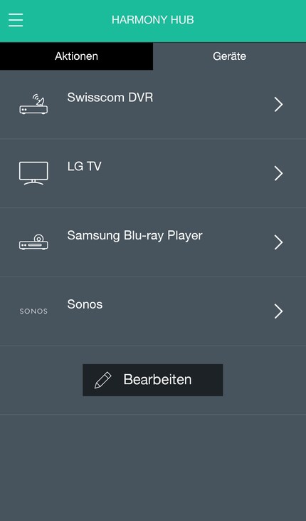 A list of all connected devices can be found at «devices». You can select the device and issue commands to it.