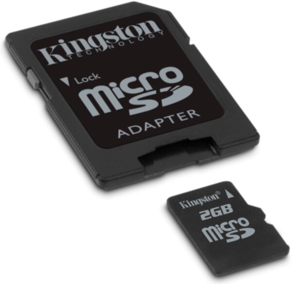 Kingston microSD 2GB, inkl 2 Adapter (microSD, 1 GB) - digitec