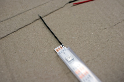 ...let it drip onto the contact point and immediately stick the cable in.