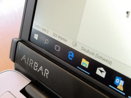 The Air Bar generates a field of light on the slab.