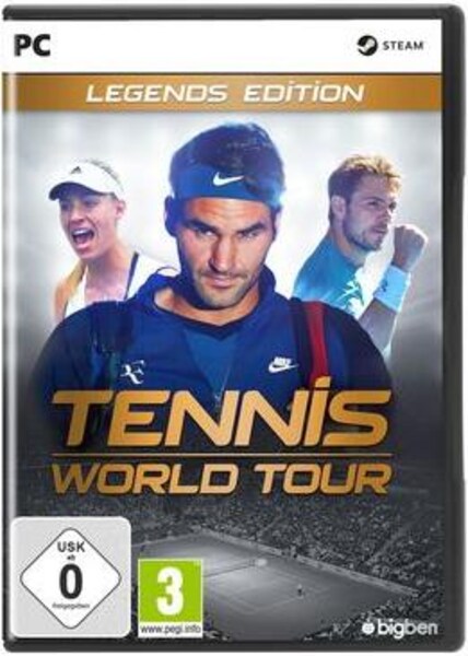 Bigben Tennis World Tour- Legends Edition, PC (PC, Multilingual) - digitec