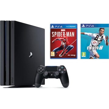 Sony PS4 Pro + FIFA 19 + Spider-Man - buy at digitec