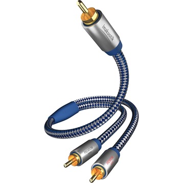 Inakustik Premium Y-Subwoofer cable (3 m, High end, Cinch) - digitec
