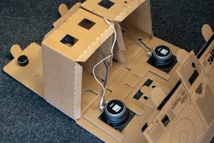 Berlin Boombox: Noch ist Ruhe im Karton.