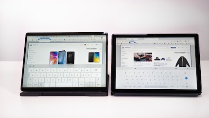 The Surface senior keyboard is clearly the better choice.