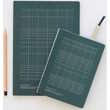 Monograph Notebook 25 x 18 cm, Geomatric (18 x 25 cm, Plain, Hardcover) -  digitec