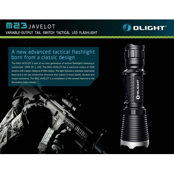 Olight M23 Warrior Javelot (14.50 cm, 1020 lm) - buy at digitec