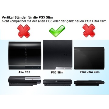 Ramen wassen Waar vreugde Hermex Vertical stand for Sony PlayStation 3 Slim Vertical Stand (PS3) -  digitec
