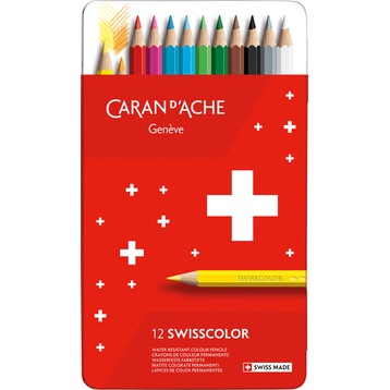 Caran d'Ache Crayons de couleur Swisscolor (Couleur mélangée) - digitec