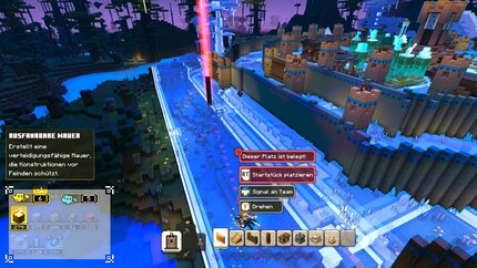Within a short time, wonderful castles are created in PVP mode.