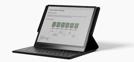 Die Tastaturhülle gibt es optional dazu.