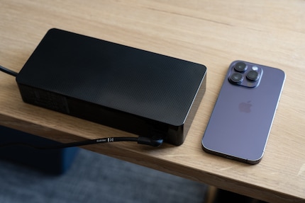 The external power supply is a bit of a brick.