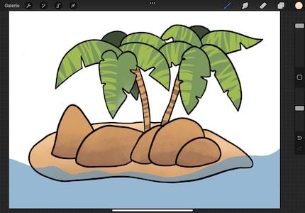 Ecco come appaiono le onde con meno opacità.