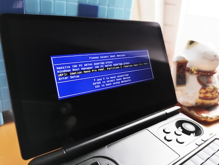 Si vous ne savez pas quelle entrée sélectionner dans le menu de démarrage, recherchez le fabricant de la clé USB. Dans mon cas, il s’agit d’Imation.