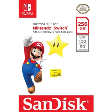 SanDisk Nintendo Switch (microSDXC, 256 GB, U3, UHS-I) - digitec